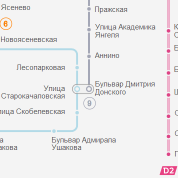 Станция метро Бульвар Дмитрия Донского