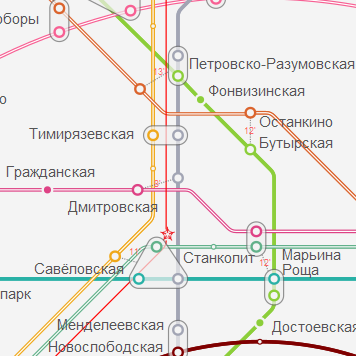 Станция метро Дмитровская
