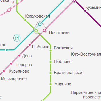 Станция метро Волжская