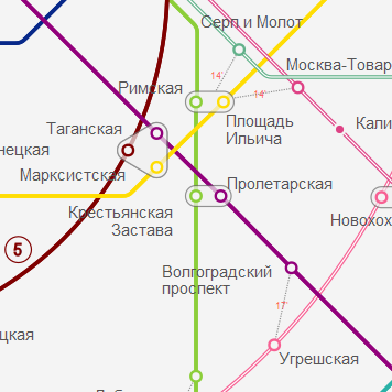 Станция метро Крестьянская застава