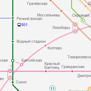 Станция метро Коптево