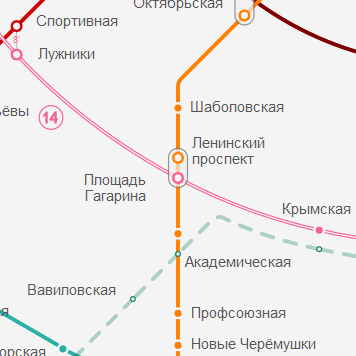 Станция метро Площадь Гагарина