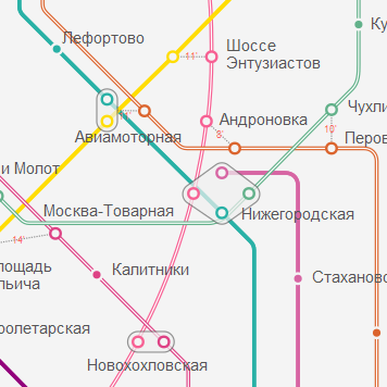 Станция метро Нижегородская