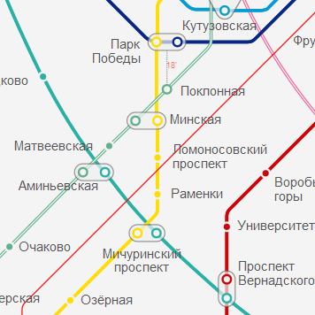 Станция метро Ломоносовский проспект