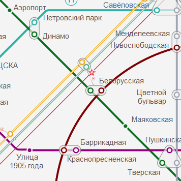 Станция метро Белорусская
