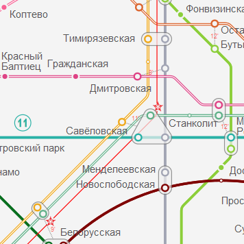 Станция метро Савёловская