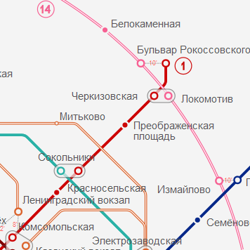 Станция метро Преображенская площадь