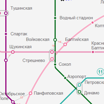 Станция метро Стрешнево