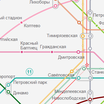 Станция метро Гражданская