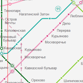 Станция метро Москворечье
