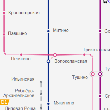 Станция метро Волоколамская