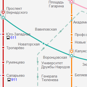 Станция метро Новаторская