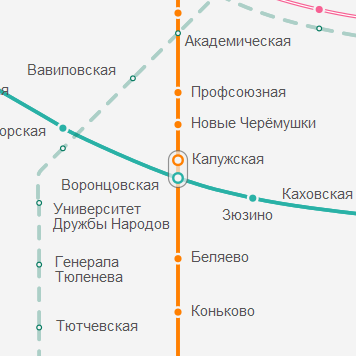 Станция метро Воронцовская