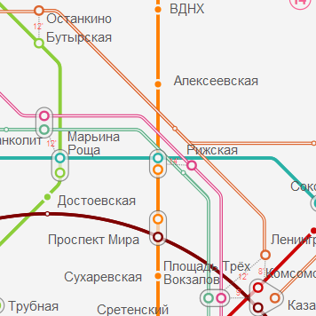 Станция метро Рижская