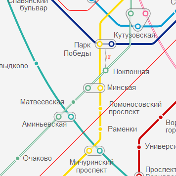 Станция метро Минская