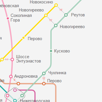 Станция метро Кусково