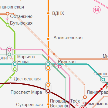 Станция метро Рижская