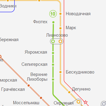 Станция метро Яхромская