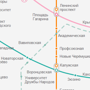Станция метро Вавиловская