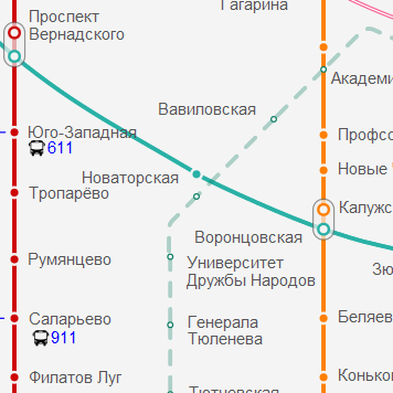 Станция метро Новаторская
