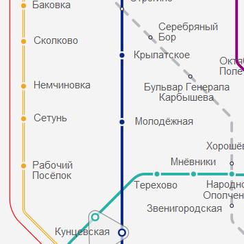 Станция метро Молодежная