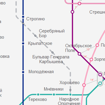 Станция метро Бульвар Генерала Карбышева