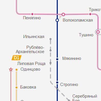 Станция метро Рублёво-Архангельское