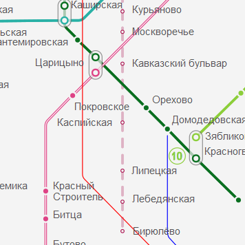 Станция метро Каспийская