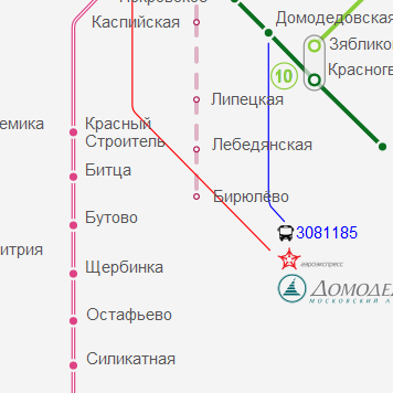 Станция метро Бирюлёво