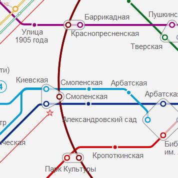 Станция метро Смоленская