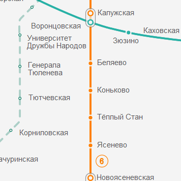 Станция метро Коньково