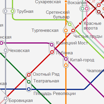 Метро лубянка карта метро
