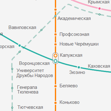 Станция метро Калужская