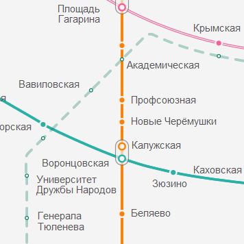 Станция метро Новые Черёмушки